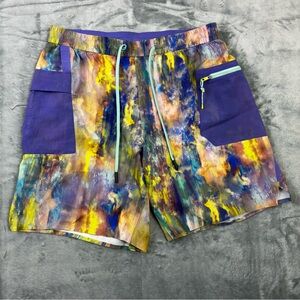 Lululemon Altered Nature Water Repellant Hiking Shorts Men Medium Purple LM7B06S